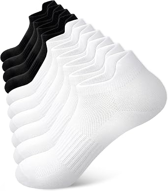 SIXDAYSOX 5 Pairs Women Thin Athletic Running Socks Low Cut Ankle Socks