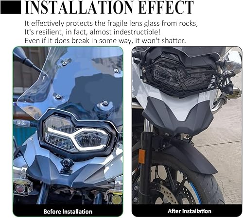 Miniatura 3 de Cubierta protectora de faros delanteros para BMW F850GS para Adventure F 850 para GS F750 F850 F750GS 2018-2023 Cubierta de protección para faros