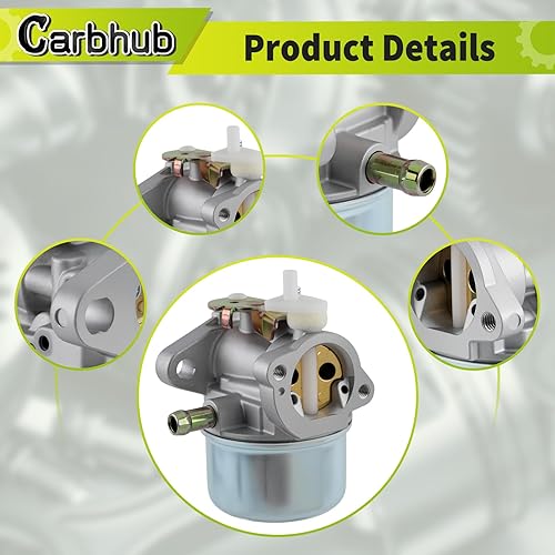 Miniatura 5 de Carbhub Carburador 11A-426A711 para Troy-Bilt 11A-436A711, 11A-426A711, 12AV5560711, 12AE449D011, 12AV566M066, 12A-466N063, 12A-566N063,