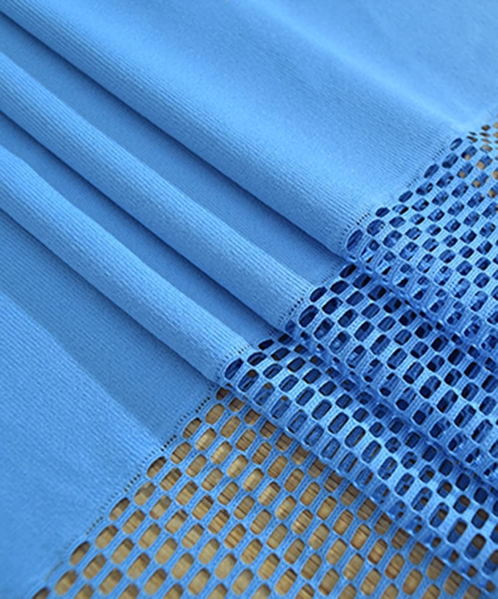 Hospital Privacy Curtains - Dark Blue Medical Screen -2