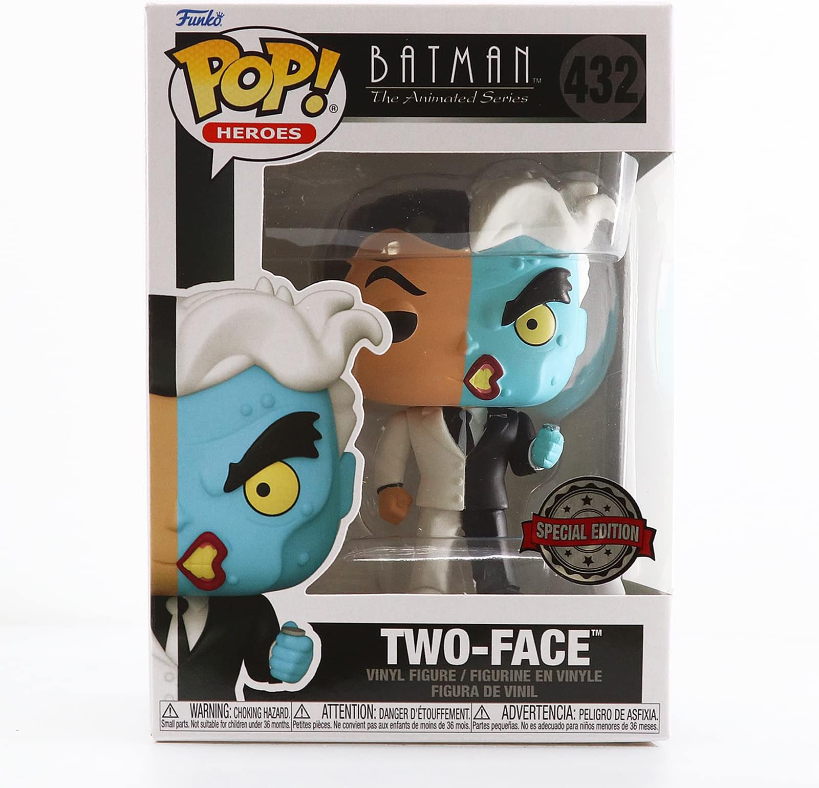 DC Batman The Animated Series Two-Face Funko POP Vinyl 2021 L.A. Comic Con Exclusive