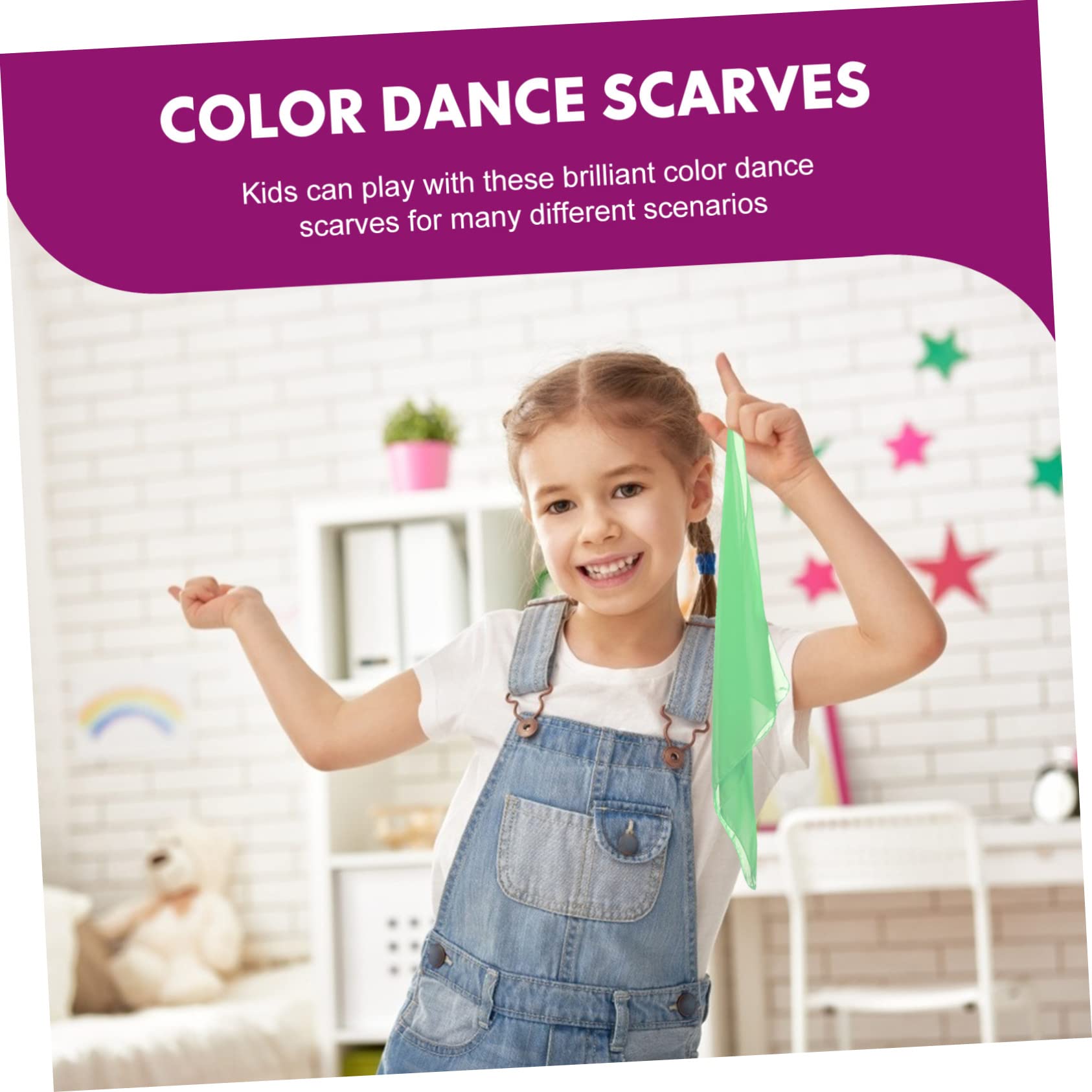 PACKOVE 12pcs Boys and Girls Scarves Sturdy Knitted Scarves for Dance Performance Warm Fleece Scarves Colors