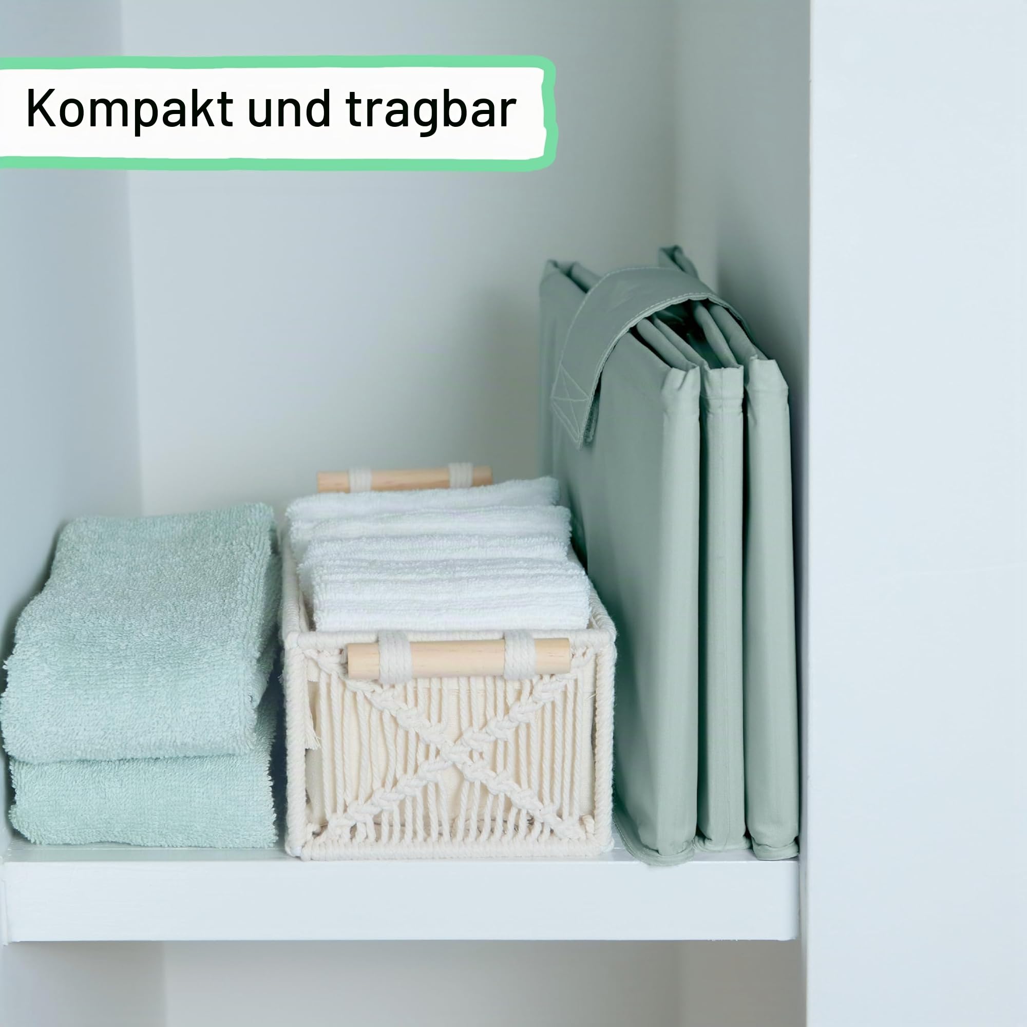 Ingenuity Tuckaway Faltbare Babybadewanne, Kleinkinderbadewanne, verwandelt Dusche in Badewanne, Zusammenklappbar, Leicht zu reinigen, Keine Montage erforderlich, 12M-5J