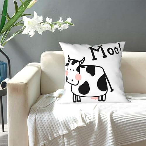 Miniatura 5 de Aimeryup Throw Pillow Covers 12x12 Inch Cute Cow Decorative Pillow Covers Cushion Covers cojines decorativos para sala Pillow Cases Cute Throw