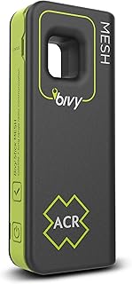 ACR Bivy Stick MESH Satellite Communicator - Dual-Mode LoRa®-Enabled Mesh & Global Iridium Coverage, Two-Way SMS, GPS Tracker, Group Messaging, SOS Emergency with 24hr Reserve Battery - iOS/Android