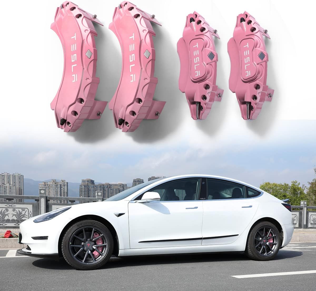 Weishine Caliper Covers for Model 3 19" wheel 2017 2018