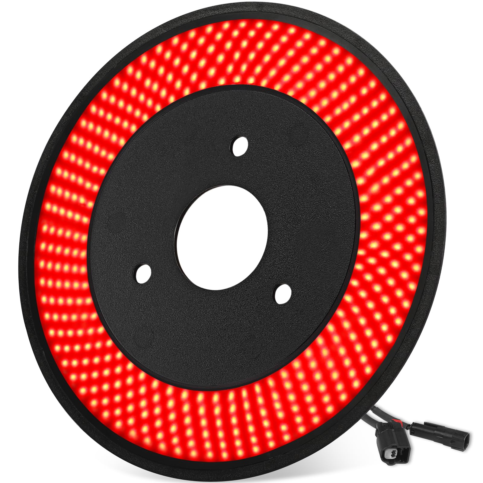 spare tire brake light for ford bronco 2021 2022 2023 2024 2/4 doors, led 3rd third brake light plug-n-play, 405pcs led wheel lights, red ring rear brake tail light for ford bronco accessories