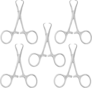 AAProTools 5 Pcs BACKHAUS Towel Clamps 4.5â€ Stainless Steel