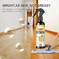 Vista 5 de Leutsin Spray de cera de abeja micromolecularizada natural, pulidor y limpiador de muebles totalmente natural, limpiador en aerosol de cera de abeja