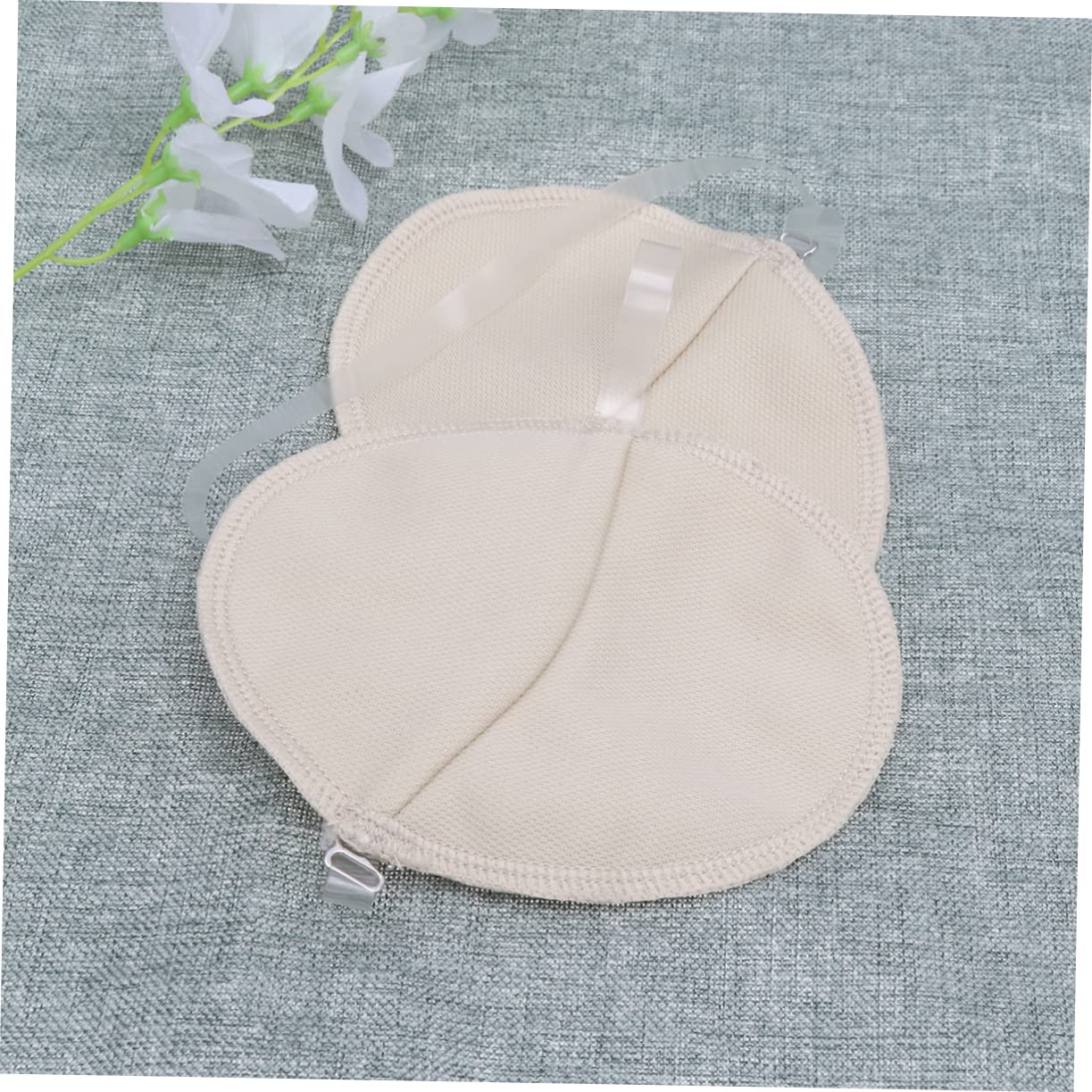 2 Pairs of Waterproof Quick-Dry Underarm Sweat Pads for Women Reusable Absorbent Armpit Stickers for Active Lifestyle and Daily Use