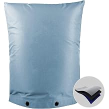 SOKINGCOVER Backflow Insulation Cover Backflow Preventer Cover 16" W x 20" H with EVA Thickened Cotton Preventers Insulated Pouch for Winter Backflow Freeze Protection Faucet Gray