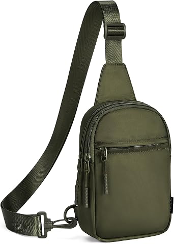 CHOLISS Small Sling Bag for Women and Men, Crossbody Bags Trendy Fanny Packs Chest Bag with Extended Strap