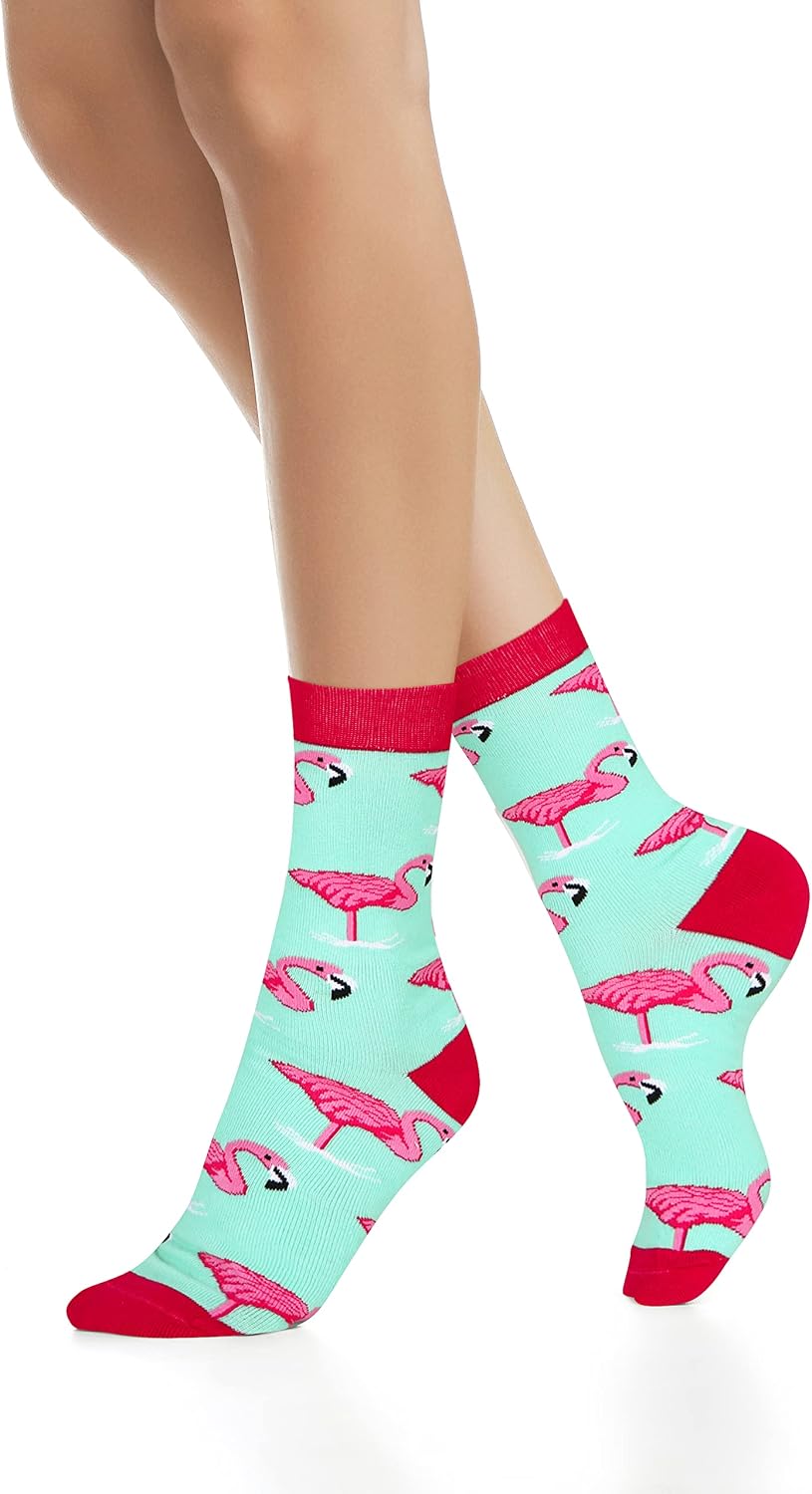 Benefeet Sox Funny Socks for Women Girls Novelty Crazy Design Patterned Casual Cotton Crew Socks Cute Ankle High Dress Sock image 2