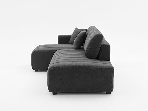 Miniatura 4 de Devion Furniture Juego de sofá seccional orientado a la izquierda para sala de estar, habitación de invitados, hotel, Airbnb, sala de juegos y