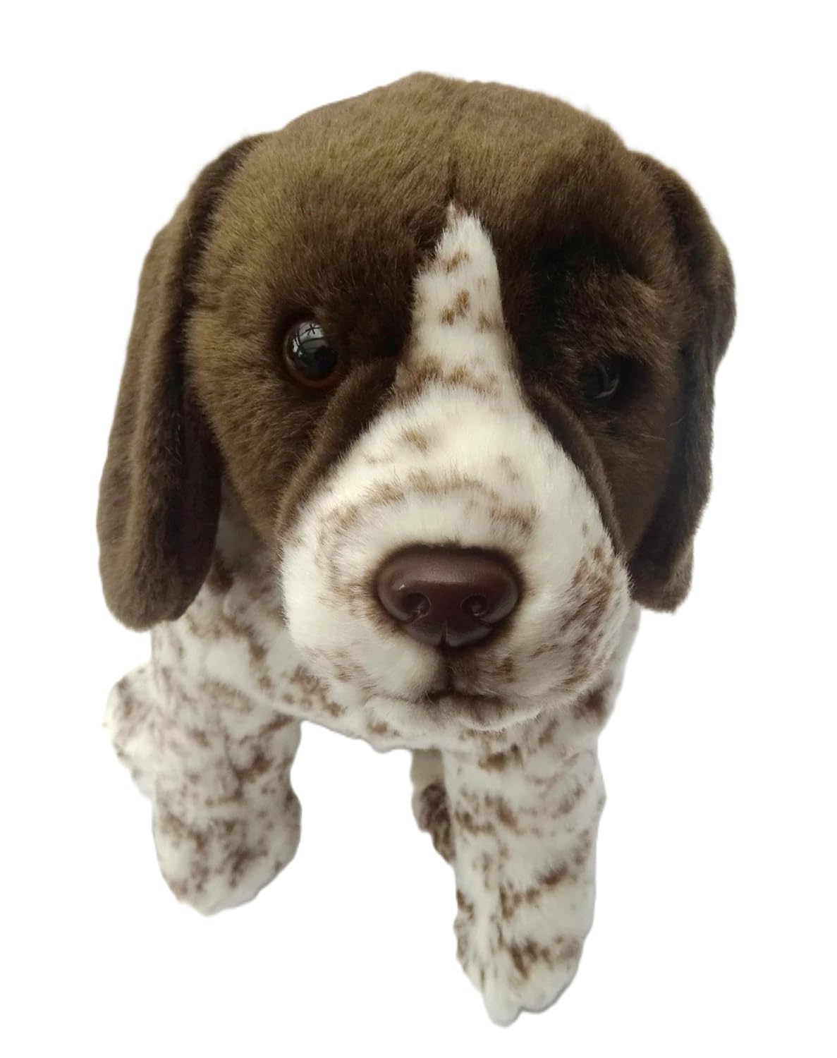 German Short Haired Pointer 12" Plush Toy Dog Plushie Can Be Personalized & Customized With An Engraved Tag, Collar and Stunning Gift Wrap