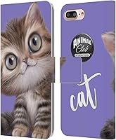 Vista 176 de Head Case Designs Funda de piel con licencia oficial de Animal Club International Bat Faces compatible con Apple iPhone 7 Plus/iPhone 8 Plus