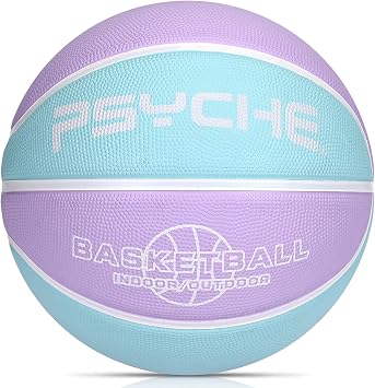 Kids Youth Basketball Size 4/525.5/27.5" Premium Rubber Basketball for Boys Girls Indoor Outdoor Pool Games PlayBest Gifts