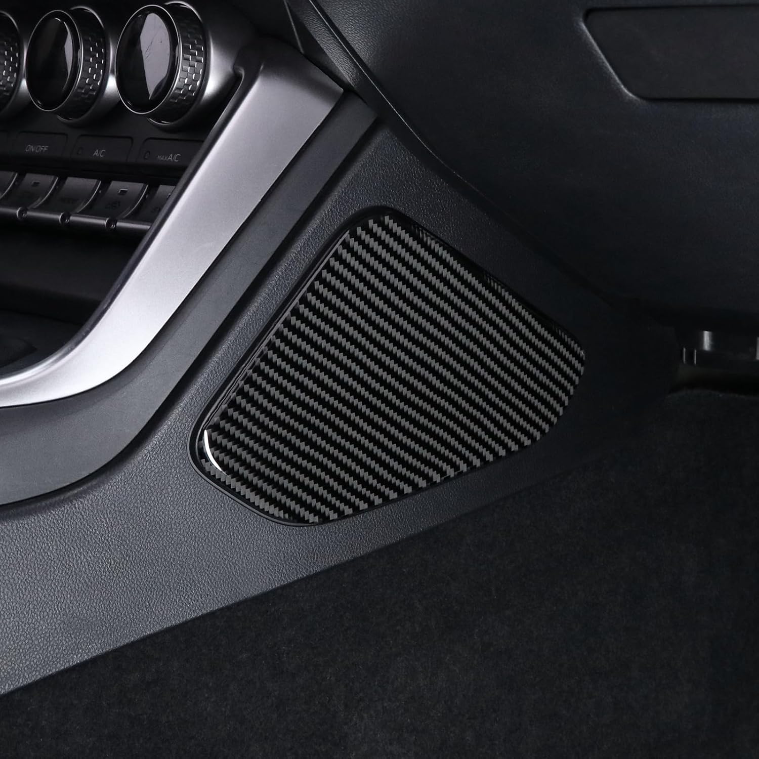 BETTERHUMZ Carbon Fiber Car Center Console Gear Shift Panel Side Sticker Compatible with Toyota GR86 for Subaru BRZ 2021-2024 Car Interior Accessories