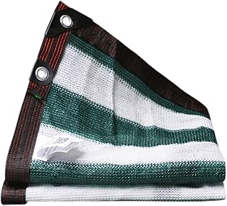 Verschlüsselter Sonnenschutz Netz 90% Shading Shade mit Kordelzug ösen Winddicht Und Sonnenschutz Anti-Aging Breathable Sunblock Netting Gewächshaus Balkon Schattierungs(Size:4×4m)