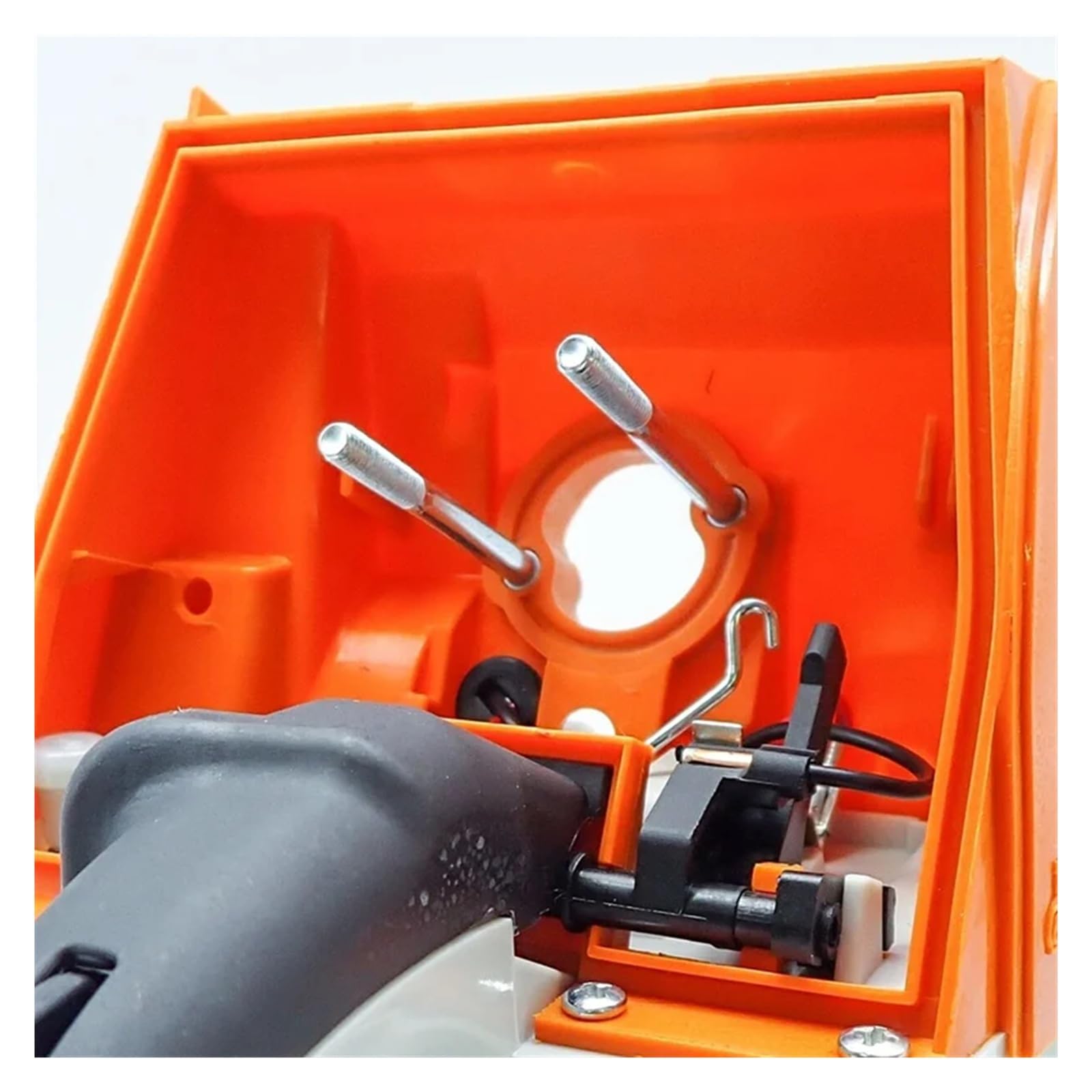 Compatible con STIHL MS650 660 HOT - Conjunto de mango trasero, depósito de aceite, depósito de aceite, mango, piezas de repuesto for motosierra