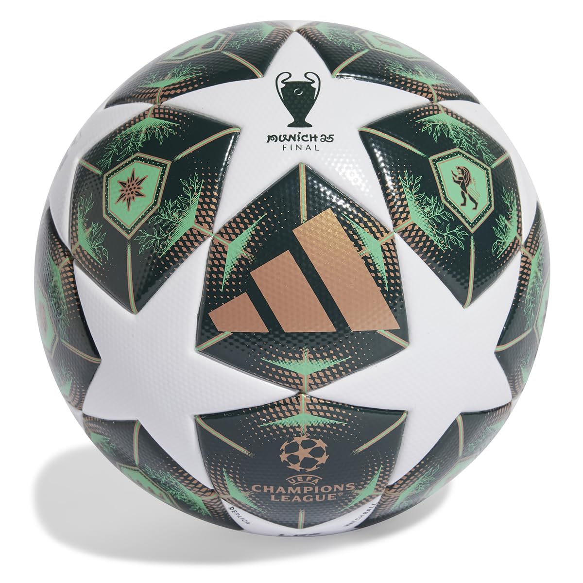 adidas UCL League 24/25 Knockout Stages Ball for Unisex Adults WHITE/SHAGRN/HIREGR, SIZE 5
