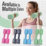 EAST MOUNT Adjustable Weight Dumbbells Set of 2 8 in 1 Hand Weights for Women 2lb/3lb/4lb/5lb/6lb Dumbbell Weights Set for Home Gym Workout