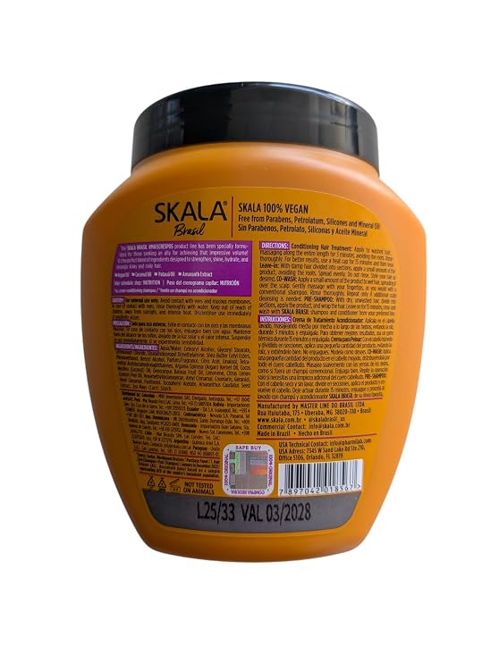 SKALA Maracuja Treatment Cream MaisCrespos Treatment Cream Set of 2 (70.4 oz) Hydrating Hair Masks for Coily & Textured Hair Softness & Shine Care