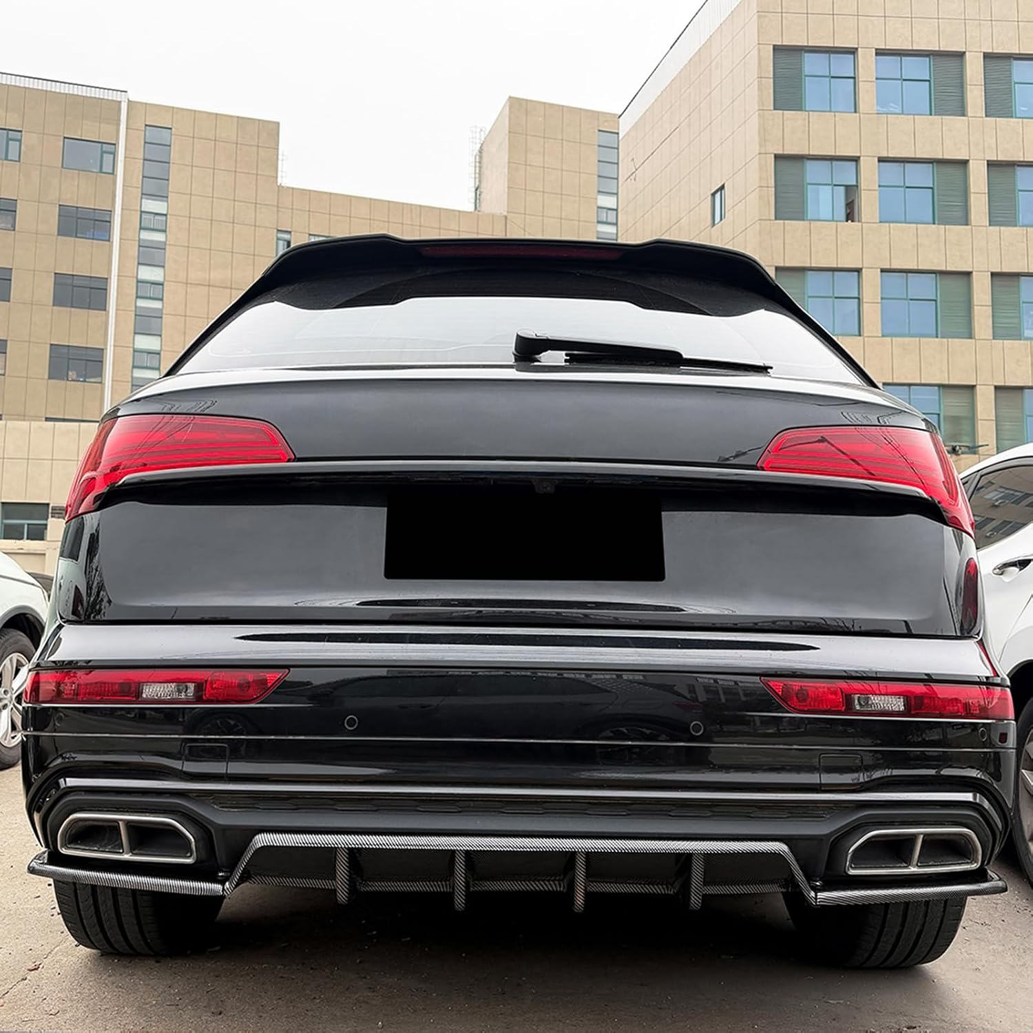 Rear Bumper Diffuser Lip for Audi Q5 FY Sline 2021-2024 2023