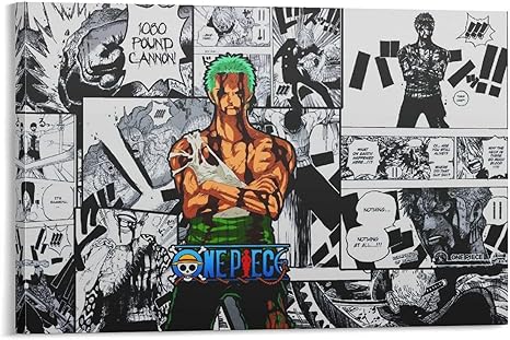 Amazon One Piece 漫画のポスター ワンピース アニメ周辺 アートパネル あにめ 装飾絵画 室内の絵画 寝室の装飾 アニメ 壁画 玄関 子供部屋の装飾 壁掛け 木製の枠 16x24inch 40x60cm ウォールステッカー オンライン通販