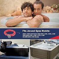 Vista 3 de Sensor de temperatura de spa 6600-167 de repuesto para sensor de temperatura Sundance Spa, con conectores de extremo de caja, también apto