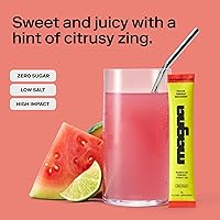 Vista 9 de Magna Mezcla de bebida en polvo de electrolitos para hidratación, energía y apoyo de concentración con treonato L de magnesio, malato y glicinato