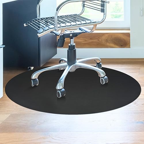 Alfombrilla para silla de oficina para piso de madera (poliéster)