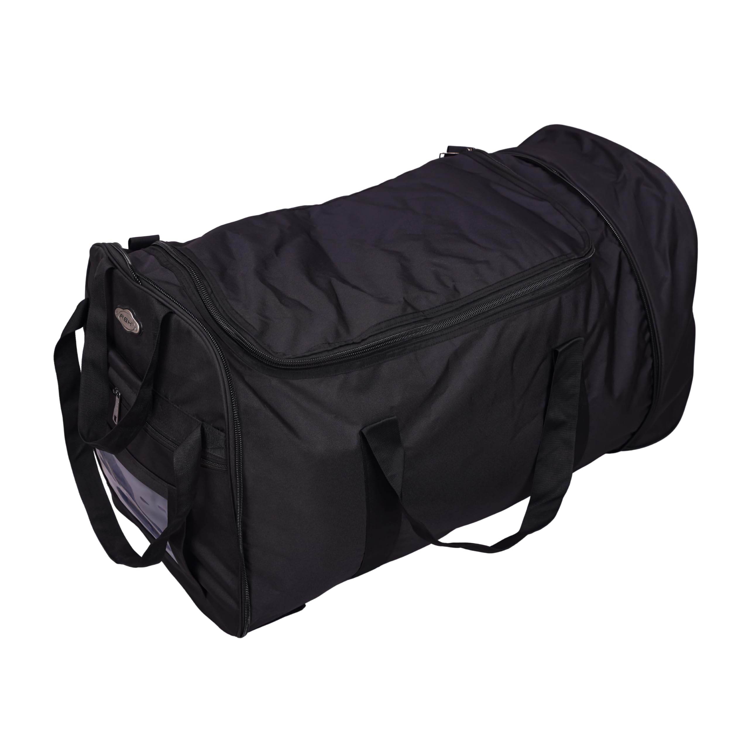 RBHLABEL Heavy‑Duty Wheel Duffel Bag – Extra‑Large Expandable Travel Luggage with Strolley Wheels,– Large Capacity Travel/NRI Relocation Duffel Bag (Black) (Big (44 x 80 cm), 125, Liters)-picture-23