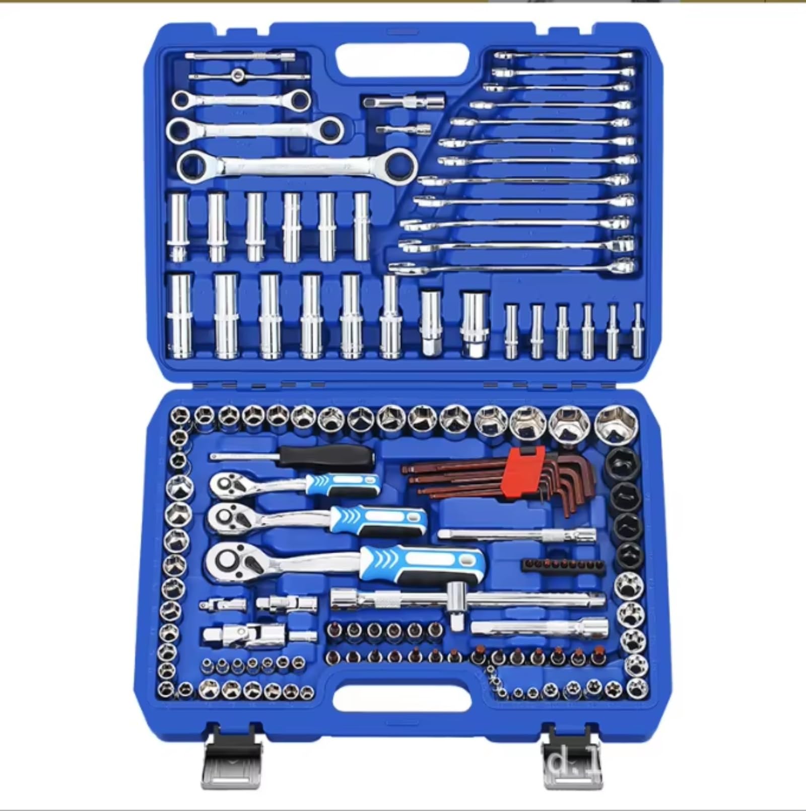 Set attrezzi da officina 44 Pezzi 1/2 "Kit Strumenti Manutenzione Automatica Kit Riparazione Auto Multifunzione Strumenti Riparazione Kit Di Strumenti Per La Casa Con Utensili Manuali