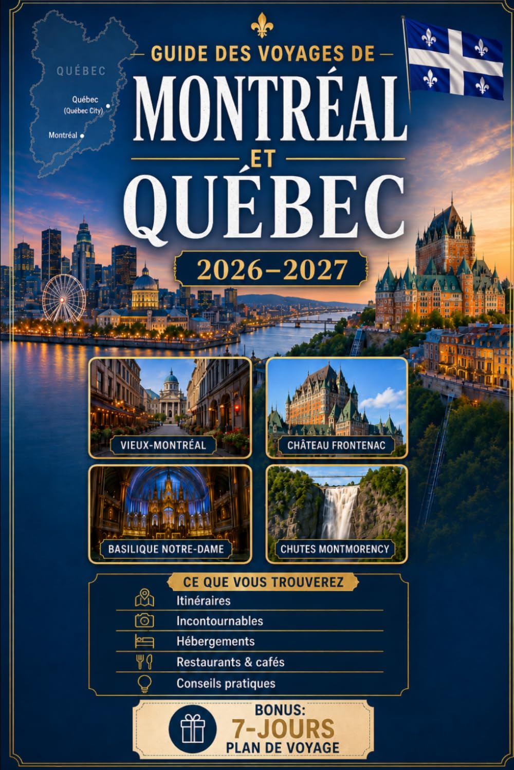 Guide des voyages de Montréal et Québec 2026–2027: Découvrez le Vieux Montréal, le Mont-Royal, la basilique Notre-Dame, le Vieux-Québec, le Château ... pour les visiteurs débutants, les couples