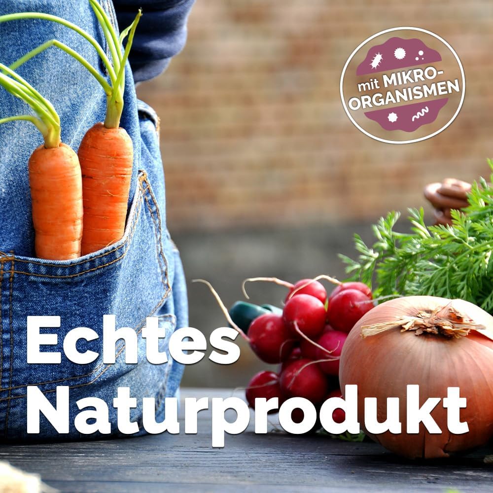 Micro-organismes efficaces - EM actif - DIMIKRO® Agent d'amélioration du sol - Prêt à l'emploi pour le jardin et l'agriculture, en tant qu'activateur de sol, accélérateur de compost, protection des
