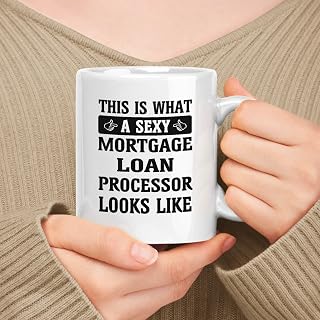 Funny Gift For Mortgage Loan Processor - 11oz, 15oz White Ceramic Mug - This Is What A Mortgage Loan Processor Looks Like