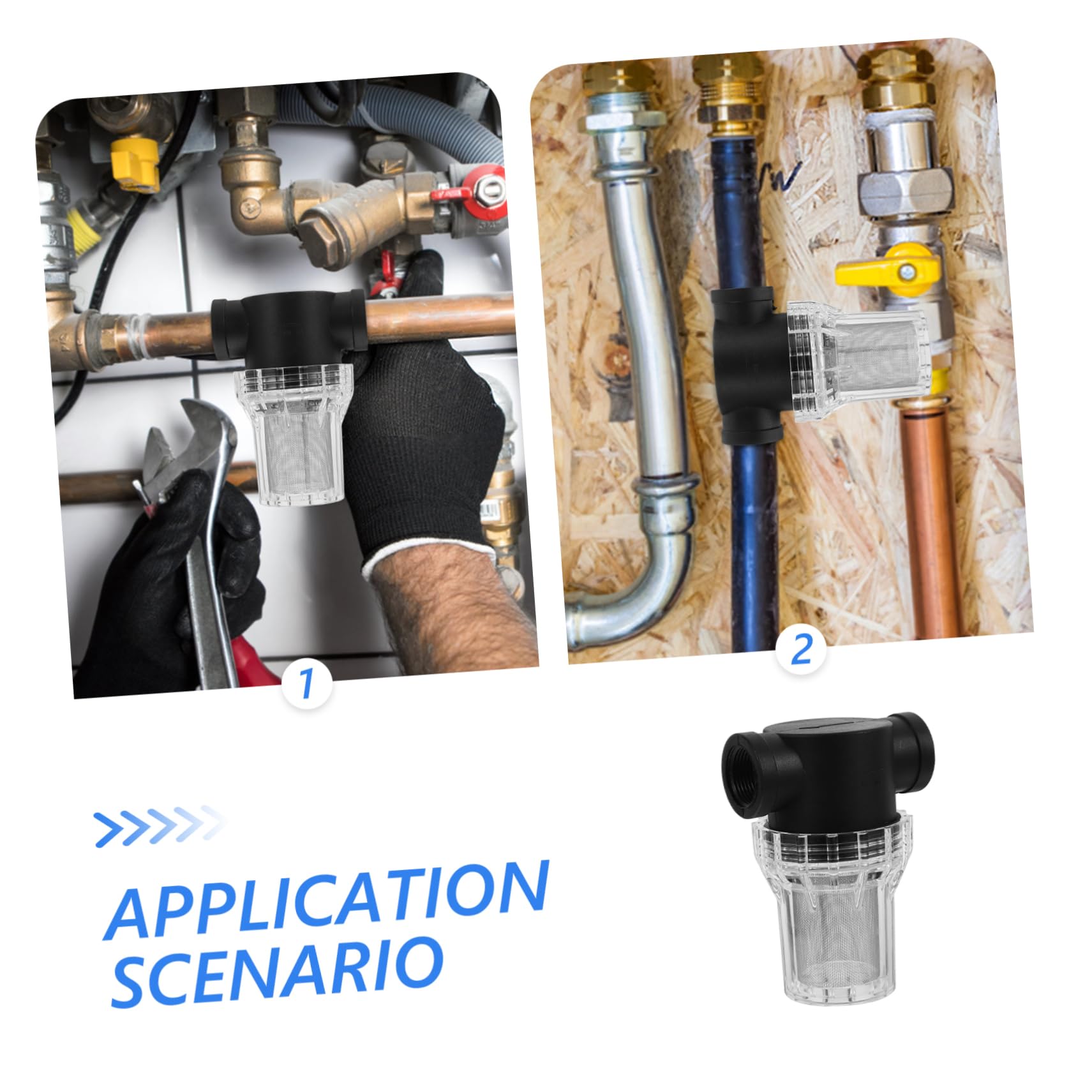 Filtro a Rete Maglie per Depuratore Acqua Accessorio Tubo Giardino per Filtrare Sedimenti e Impurità da Rubinetti