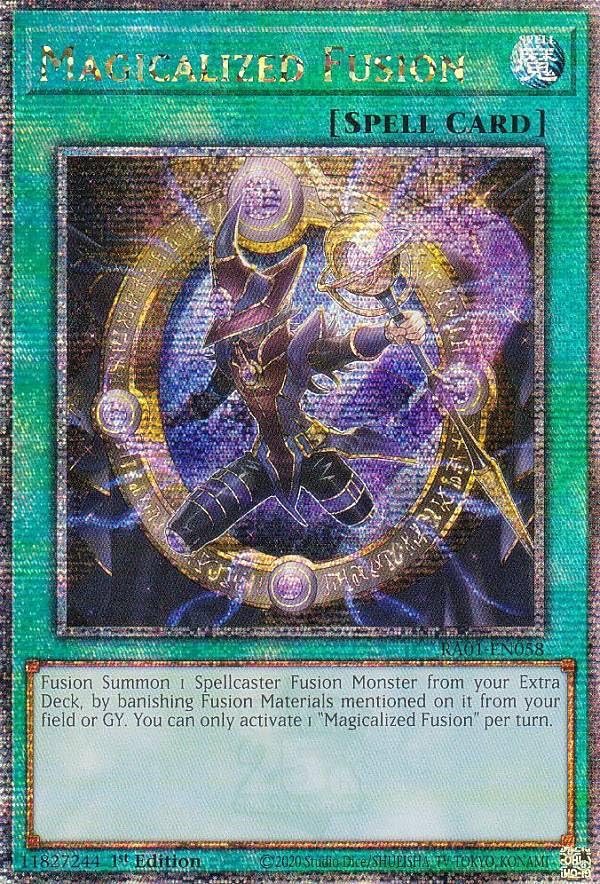 Amazon.co.jp: 遊戯王 RA01-EN058 円融魔術 Magicalized Fusion (英語