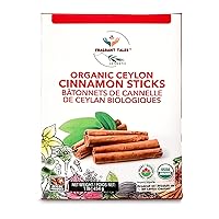 Vista 8 de Palitos de canela de Ceilán orgánica premium – 1 oz (28 g), corte de 4 pulgadas de 5 a 7 palitos, True Ceylon, certificado USDA, sin OGM, sin