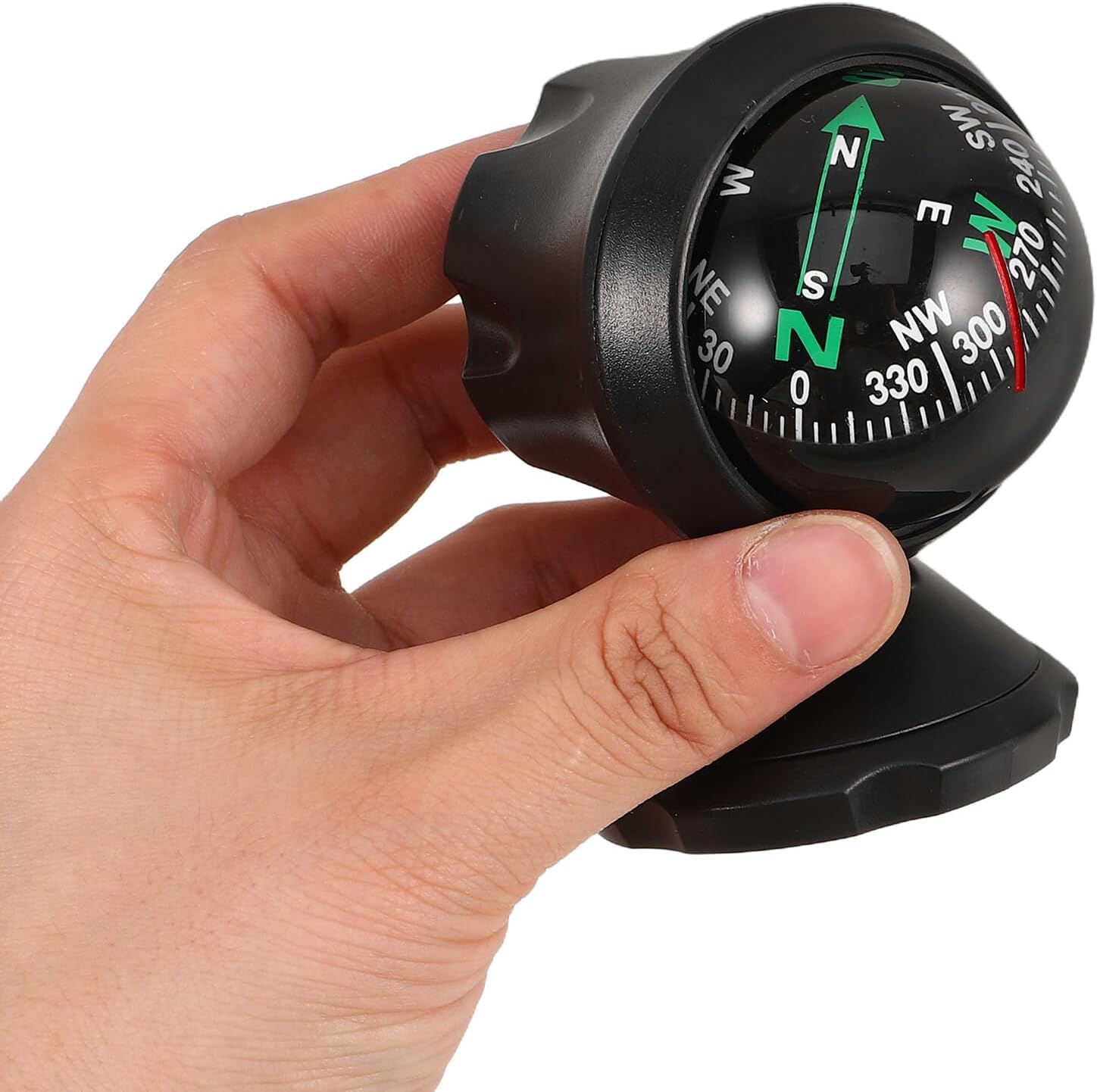 High Precision Car Dash Compass Ball Universal Vehicle Mount Dashboard Compass for Outdoor Travel Camping Driving Navigation for Cars for Bikes