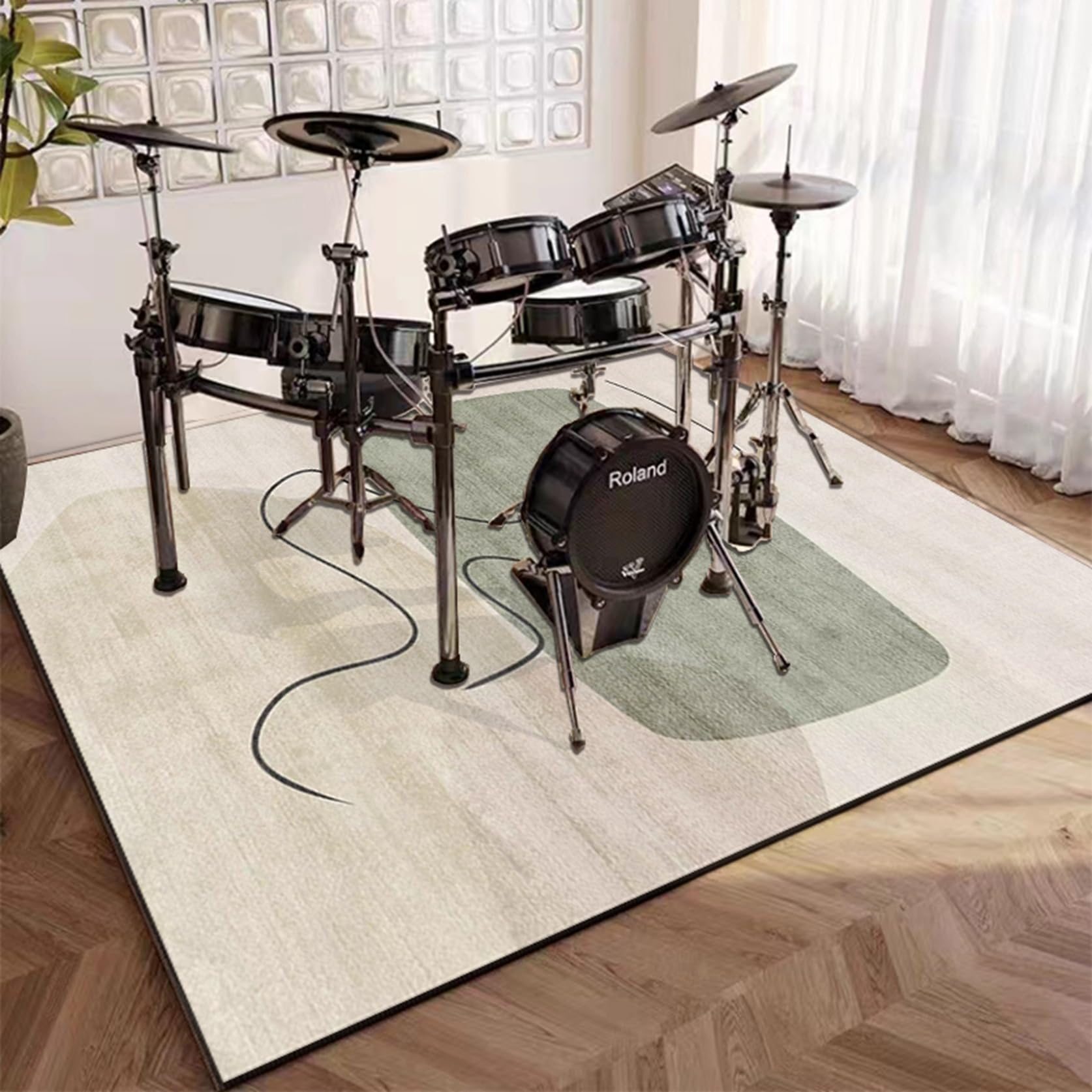 Amazon.co.jp: ピアノマット 2*2M 遮音パッド 電子ドラムキット
