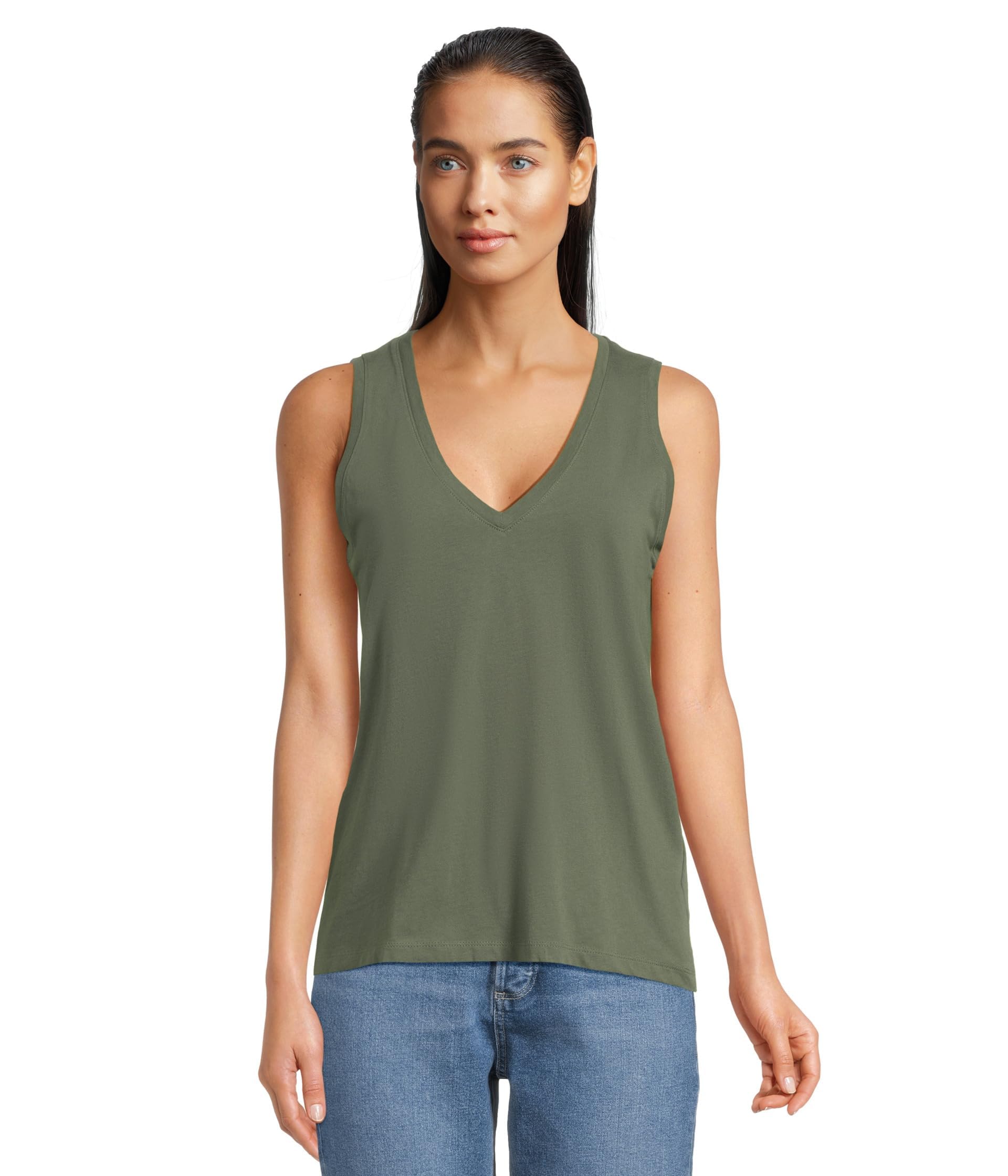 Madewell Womens Northside Vneck Tank