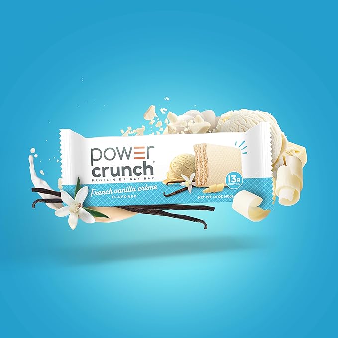 Power Crunch Barra de Proteína Vainilla Crema 16 unidades 16.9 oz miniatura 4