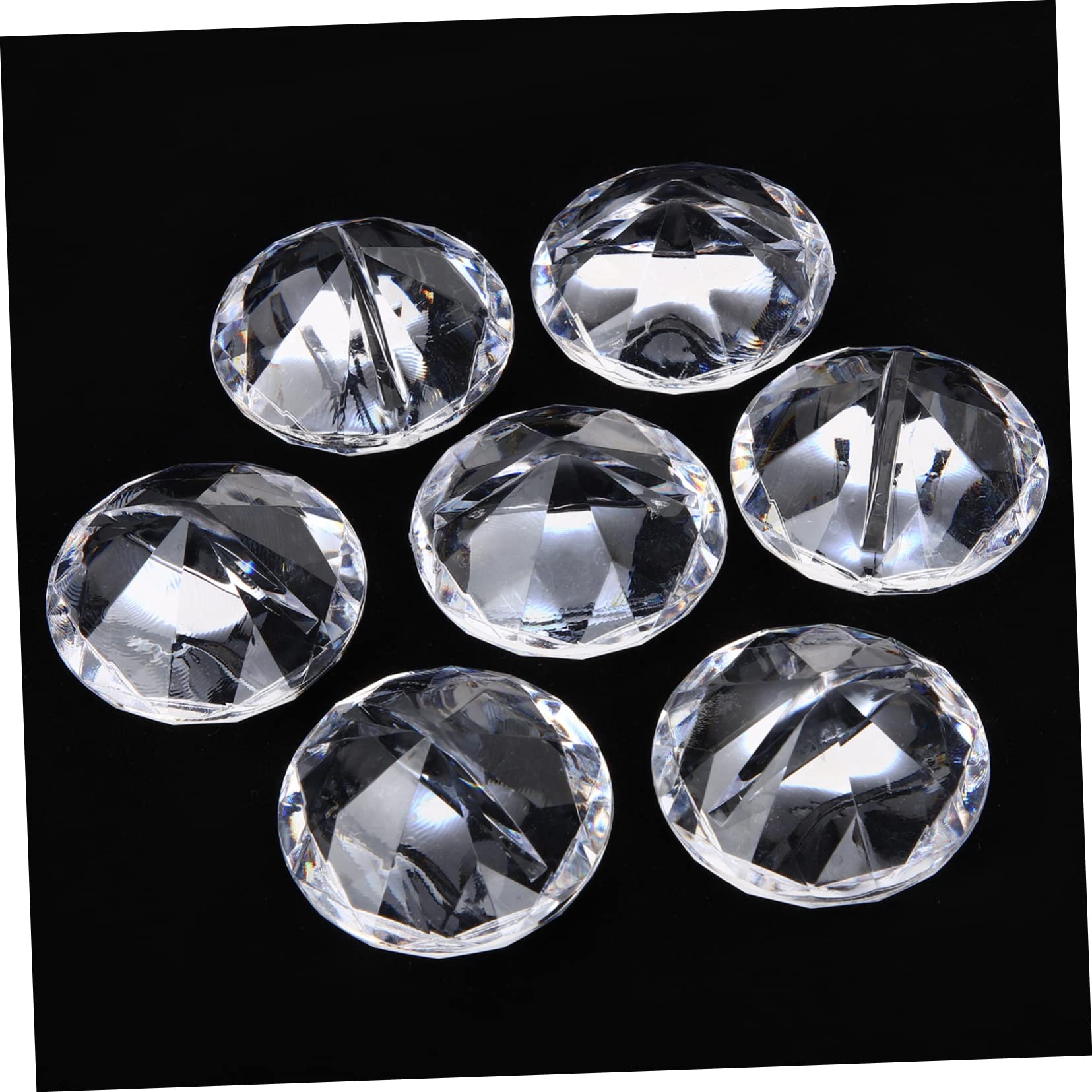 TEHAUX 24piezas Soporte para Tarjetas De Mesa De Soporte para Números De Mesa De Boda Accesorio para Decoración De Fiesta Clip para Fotos y Notas Transparente y Elegante