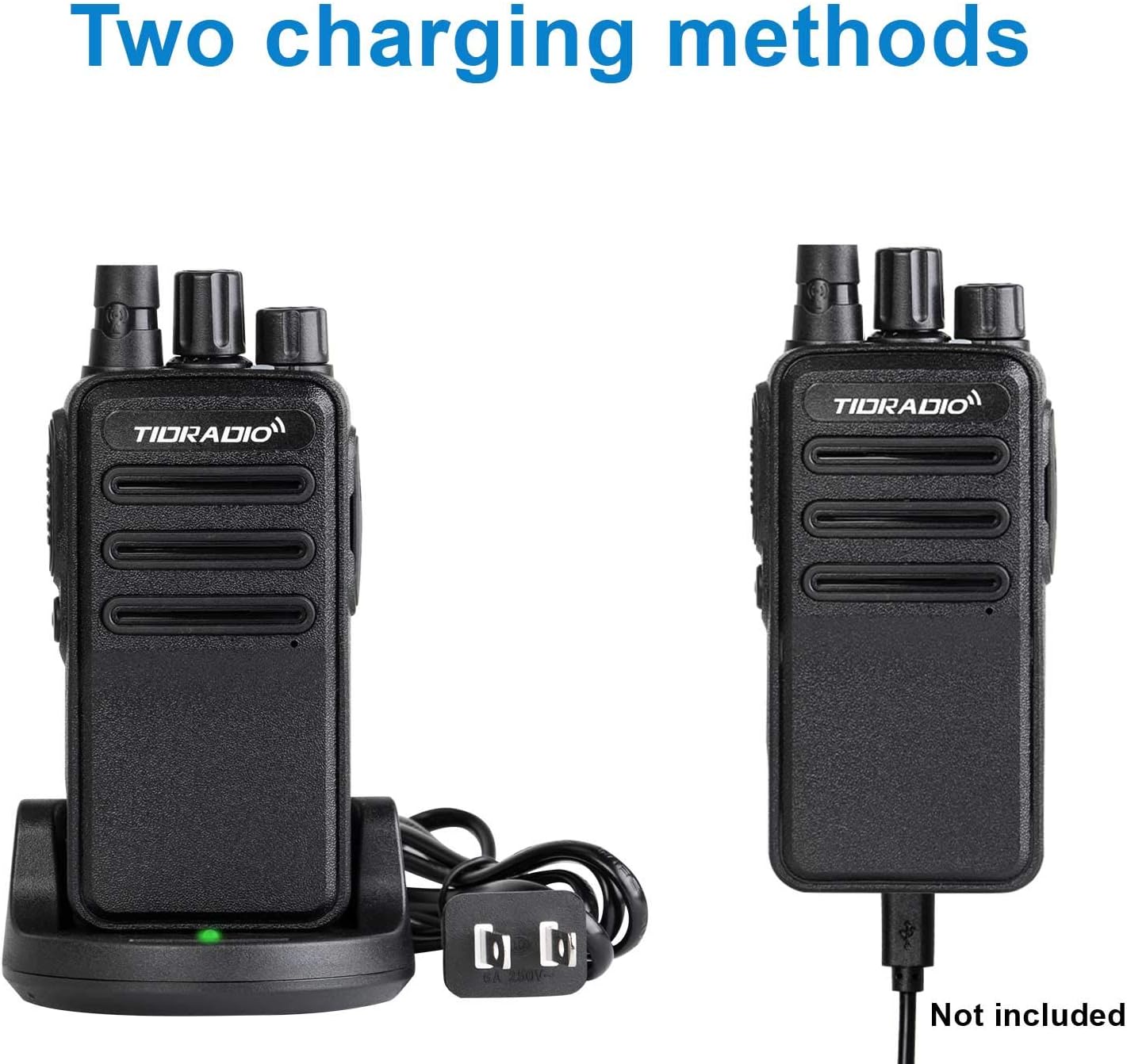 🔥 TIDRADIO TD-60 Two Way Radio 2 Way Radios Walkie Talkies Long Range 16CH 2 Way Radio with Earpiece 10 Pack…