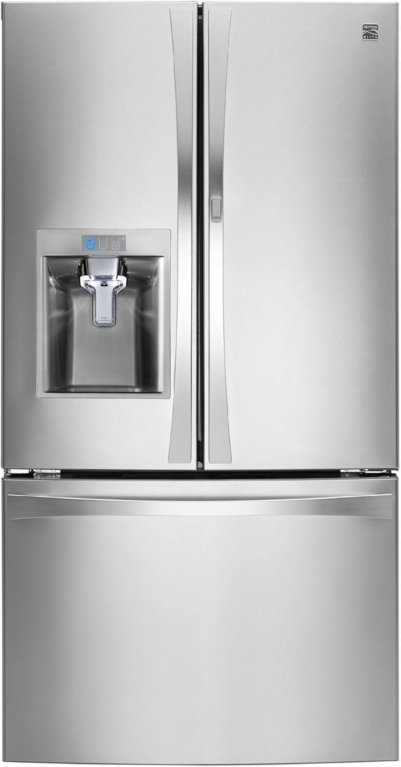 Kenmore Elite 74033 29 6 Cu Ft French Door Bottom Freezer Refrigerator With Grab N Go Door In Stainless Steel Includes Delivery And Hookup Amazon Ca Home