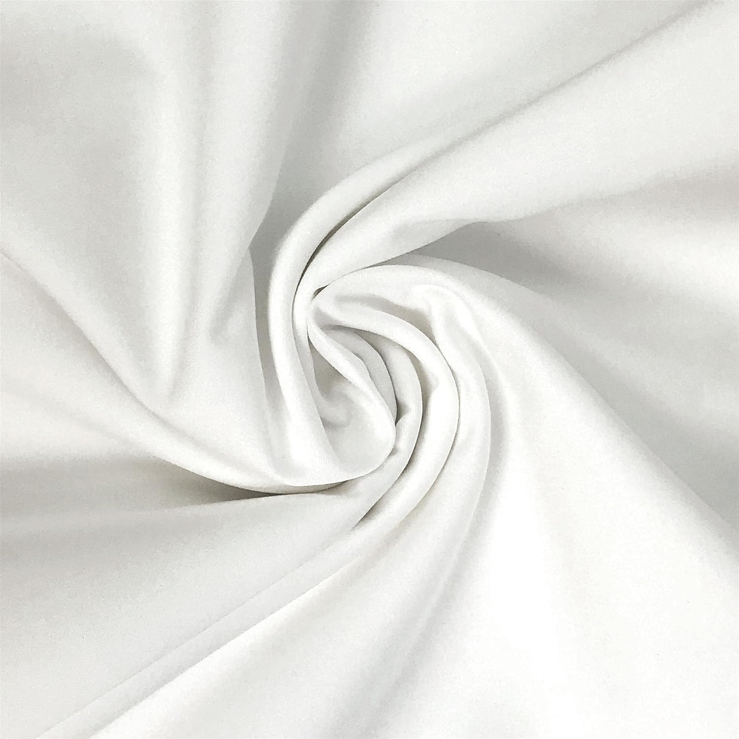 HOMELY IDEAS 200 Thread Count White Egyptian Cotton Flat Sheets, Rich Cotton, Breathable, Durable, Smooth - Image 4