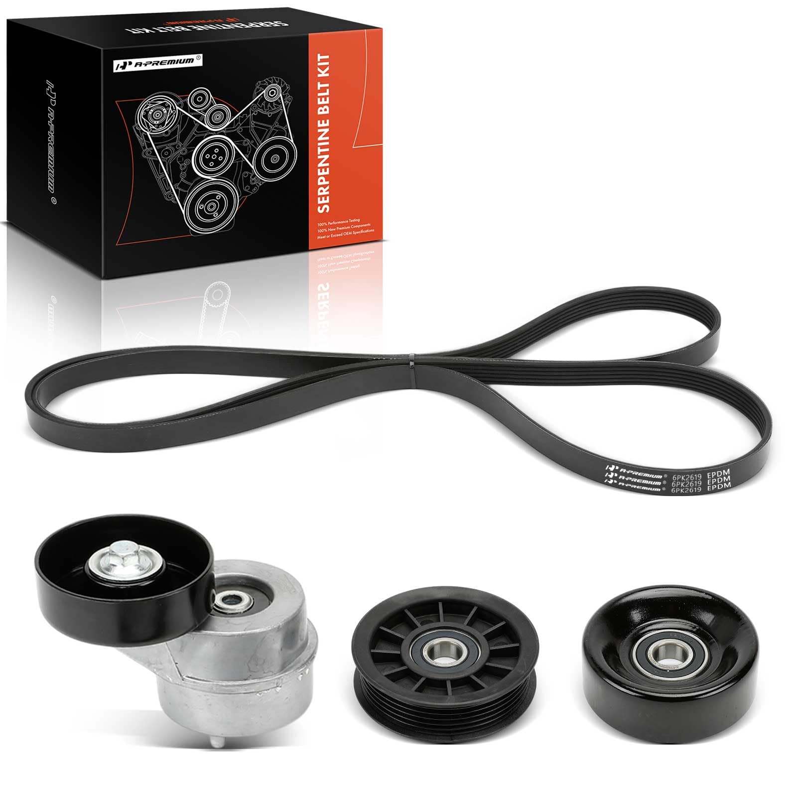 Kit de correa serpentina para Ford F-150 2007 2008 con motor 4.2L 8