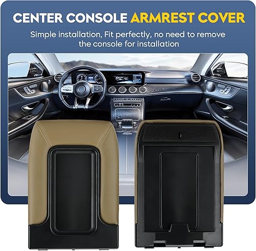 Miniatura 6 de PetMigo Reposabrazos de tapa de consola central para GMC Yukon (XL) Sierra Chevrolet Silverado 2001-2006 (Classic 2007), Avalanche 2002-2006,
